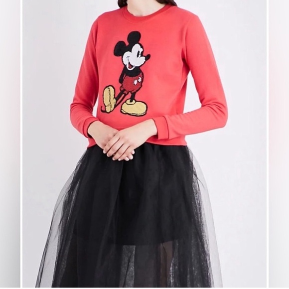 Marc Jacobs Red Crewneck Top - Picture 1 of 6